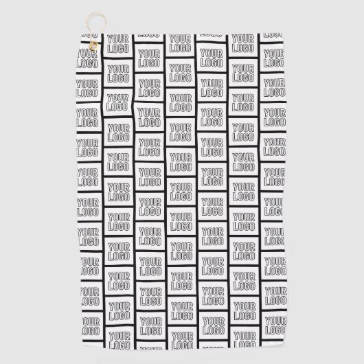 Elk herhalingspatroon voor Logo of Afbeelding Golfhanddoek (Voorkant)