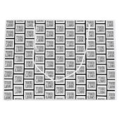 Elk herhalingspatroon voor Logo of Afbeelding Groot Cadeauzakje (Voorkant)