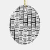 Elk herhalingspatroon voor Logo of Afbeelding Keramisch Ornament (Rechts)