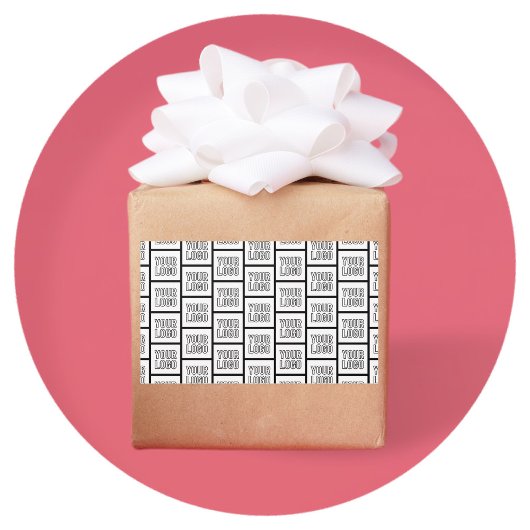 Elk herhalingspatroon voor Logo of Afbeelding Rechthoekige Sticker