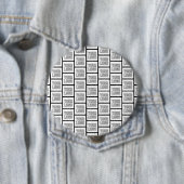 Elk herhalingspatroon voor Logo of Afbeelding Ronde Button 4,0 Cm (In situ)