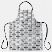 Elk herhalingspatroon voor Logo of Afbeelding Schort (Voorkant)