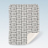 Elk herhalingspatroon voor Logo of Afbeelding Sherpa Deken