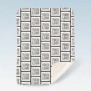 Elk herhalingspatroon voor Logo of Afbeelding Sherpa Deken