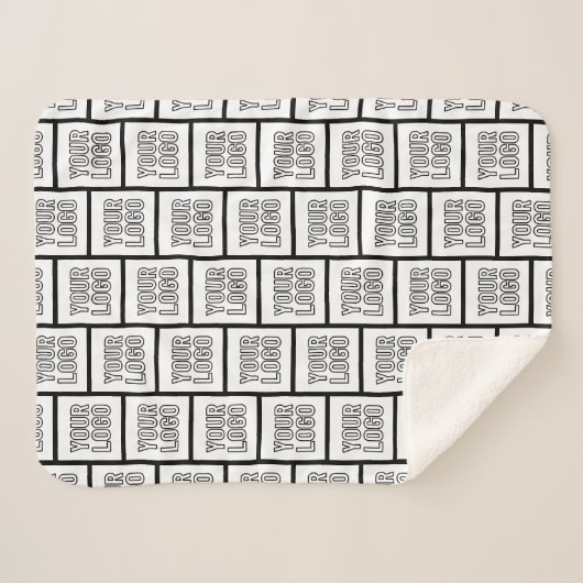 Elk herhalingspatroon voor Logo of Afbeelding Sherpa Deken (Voorkant (horizontaal))