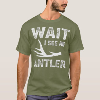 Elk hert schuurt antler t-shirt