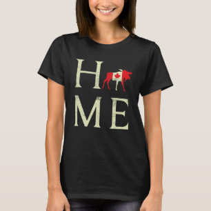 Elk Home Canada-dag Esdoorn Trots Canadese Vlag Ca T-shirt