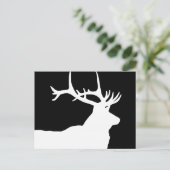 Elk hoofd briefkaart (Staand voorkant)