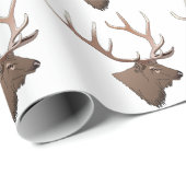 Elk hoofd cadeaupapier (Rol Hoek)
