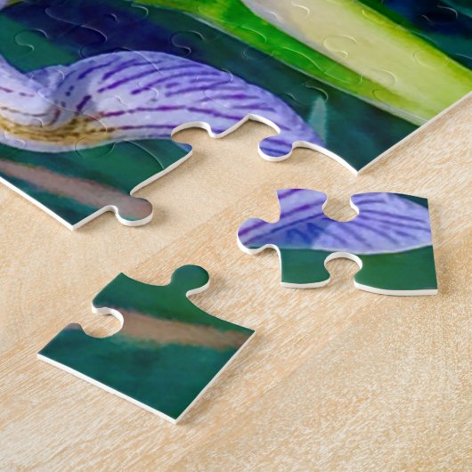Elk Horn Iris Field Puzzle Legpuzzel (Zijkant)