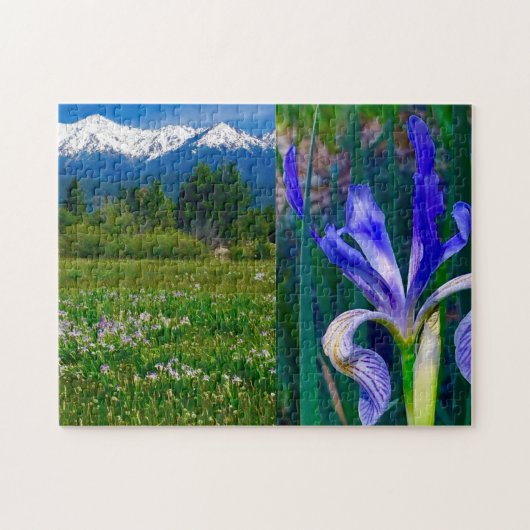 Elk Horn Iris Field Puzzle Legpuzzel (Horizontaal)