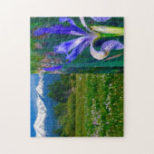 Elk Horn Iris Field Puzzle Legpuzzel (Verticaal)