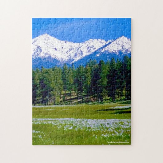 Elk Horn Iris Mountains Legpuzzel (Verticaal)