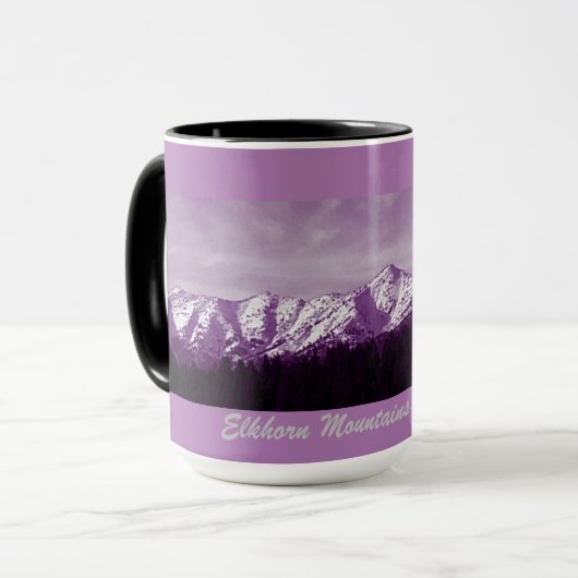Elk Horn Lavender Cup Mok (Voorkant links)