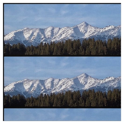 Elk Horn Mountain Blues Fabric Stof (Swatch)