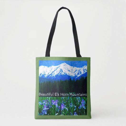 Elk Horn Mountain Canvas tas (Voorkant)