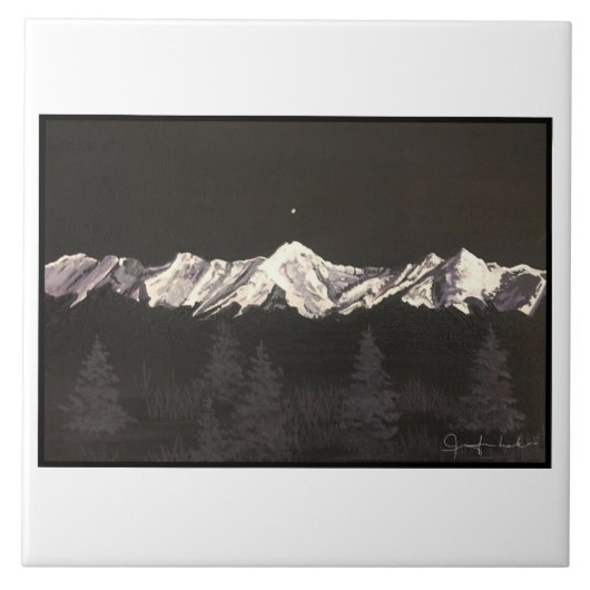 Elk Horn Mountain Tile Tegeltje (Voorkant)