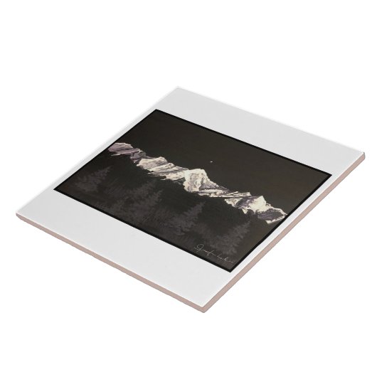 Elk Horn Mountain Tile Tegeltje (Zijkant)