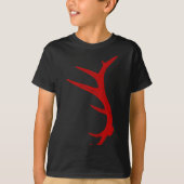Elk Hunting Bull Antler Shed  T-shirt (Voorkant)