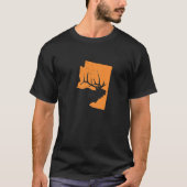 Elk Hunting in Arizona We houden van jagen op Elks T-shirt (Voorkant)