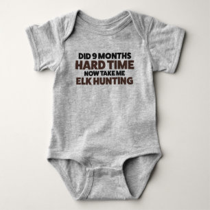 Elk Hunting Jersey Bodysuit voor Baby