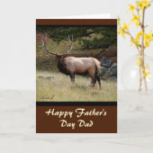 Elk in de Wild Kaart (Gele Bloem)