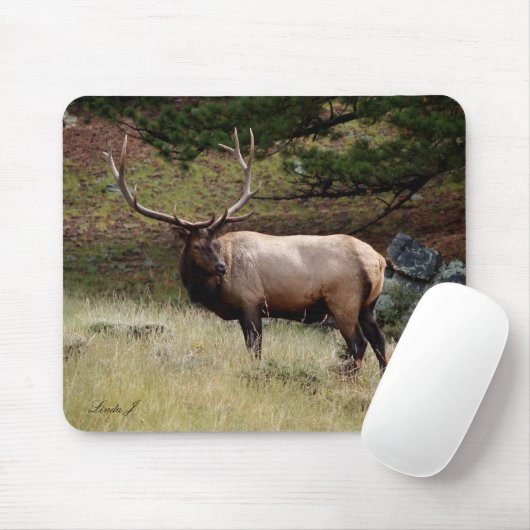 Elk in de Wild Mousepad Muismat (Met muis)
