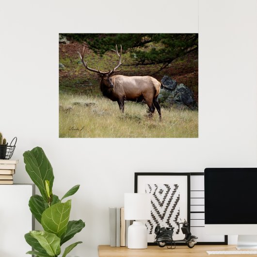 Elk in de Wild Poster (Thuiskantoor)