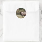 Elk in de Wild Ronde Sticker (Tas)