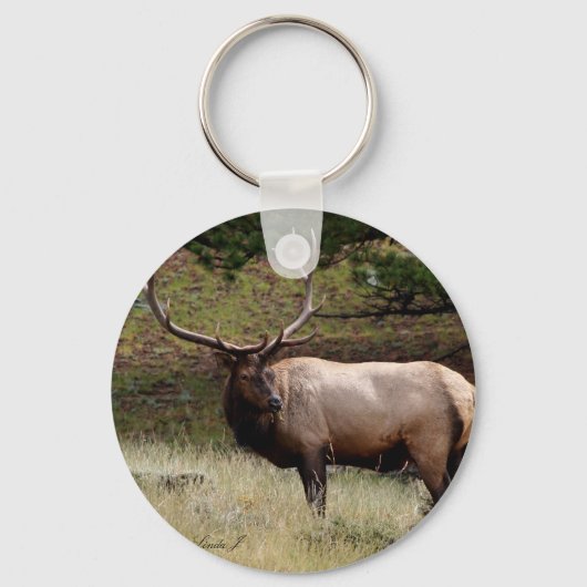 Elk in de Wild Sleutelhanger (Voorkant)