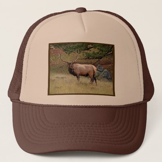 Elk in de Wild Trucker Pet (Voorkant)