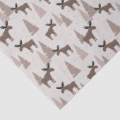 Elk in de winter tissuepapier (Detail)