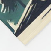 Elk in gestileerd bos met Sterrennacht Sky Fleece Deken (Hoek)