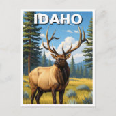 Elk in Idaho Briefkaart (Voorkant)