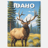 Elk in Idaho Magneet (Voorkant)