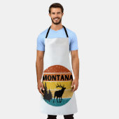 Elk in Montana-bergen. Buitengangers, Hunter Schort (Gedragen)