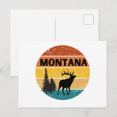 Elk in Montana Briefkaart (Voorkant / Achterkant)