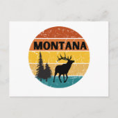 Elk in Montana Briefkaart (Voorkant)