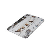 Elk in sneeuwbadmat badmat (Gekanteld)