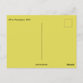 Elk in Washington USA Briefkaart (Achterkant)