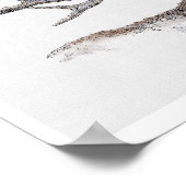 Elk Ink en Waterverf Poster (Hoek)