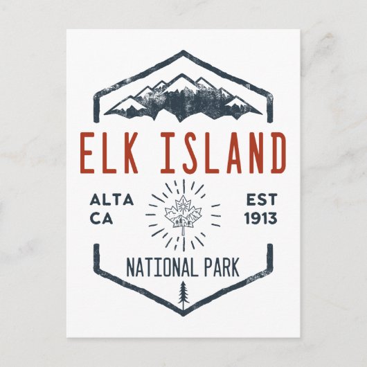 Elk Island National Park Canada  Briefkaart (Voorkant)