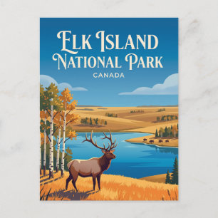 Elk Island National Park Canada Briefkaart