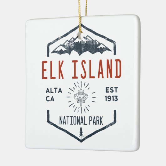 Elk Island National Park Canada Keramisch Ornament (Links)