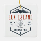 Elk Island National Park Canada Keramisch Ornament (Voorkant)