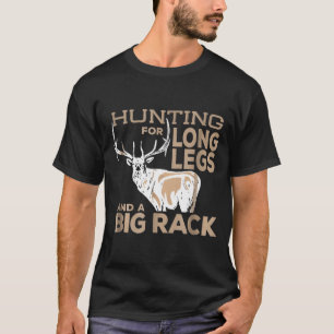 Elk jaagend Big Rack Bull Hunter Hunt Season T-shirt