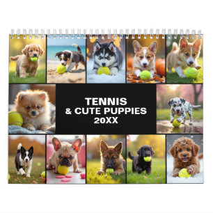 Elk jaar 🎾 12 Maanden. 12 Pups. Oneindig Geluk. Kalender