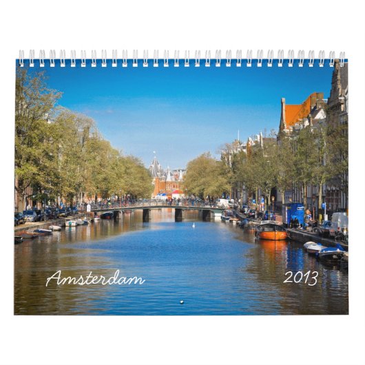Elk jaar Amsterdam Wall Agenda Kalender (Hoes)