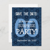 Elk jaar behalve de datum Verrassing verjaardag S0 Aankondigingskaart (Voorkant / Achterkant)