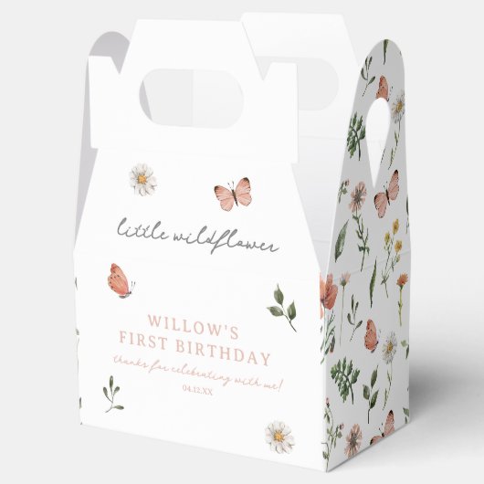 Elk jaar bloeiende bloem bedankdoosjes (Geopend)